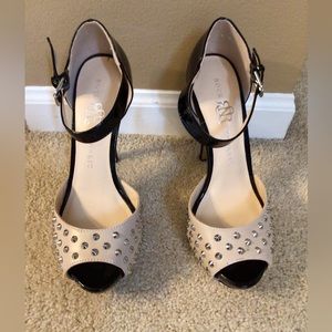 Rock & Republic strapStudded  Stiletto “6” inch  heels